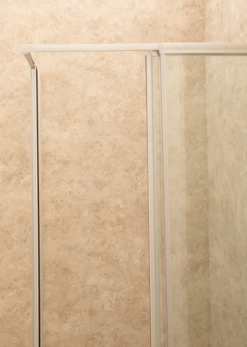 Box Doccia Regolabile Reversibile 78x83cm Vetro 6mm Trasparente - immagine 6