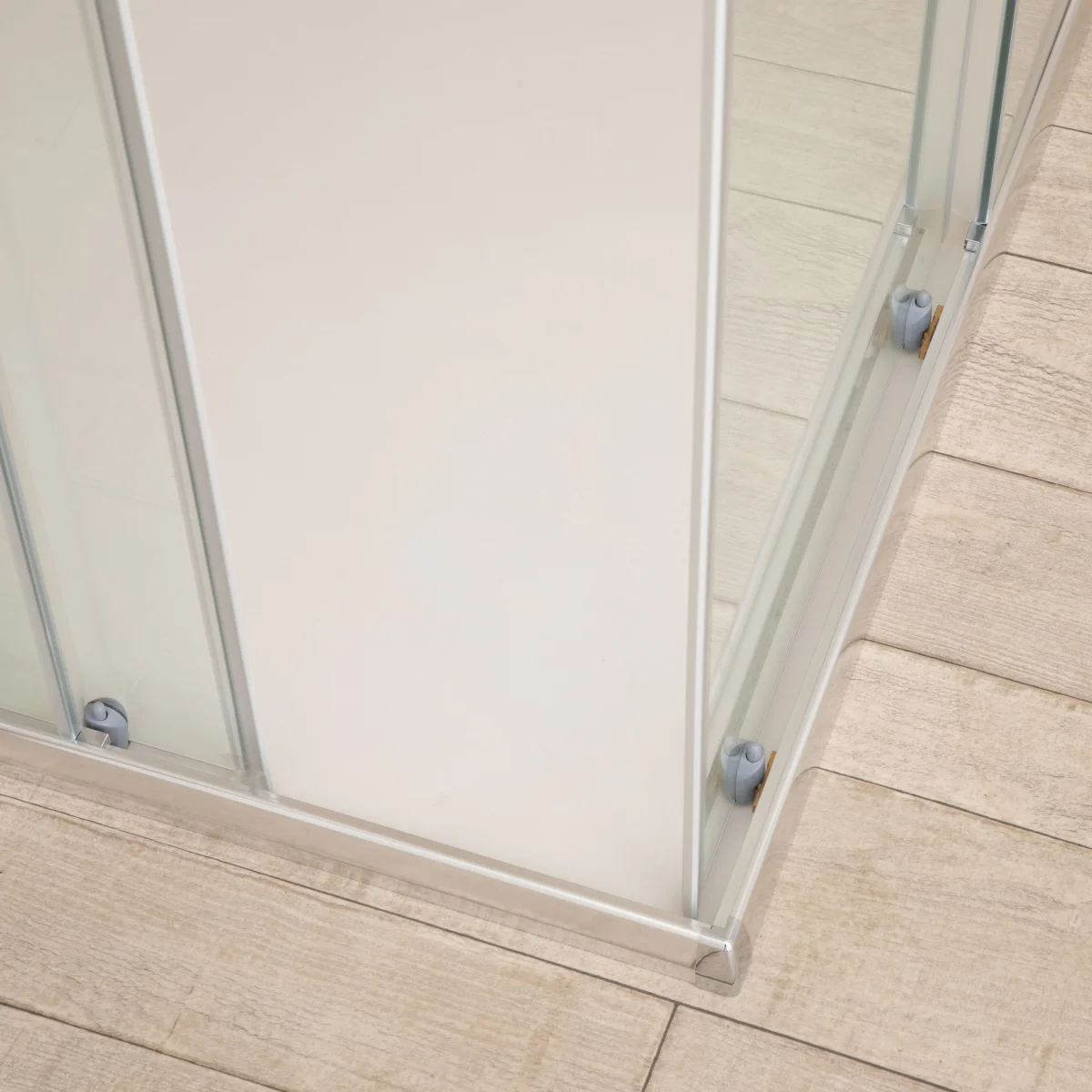 Cabina Doccia Regolabile Reversibile 70x118cm Vetro 6mm Trasparente - immagine 7