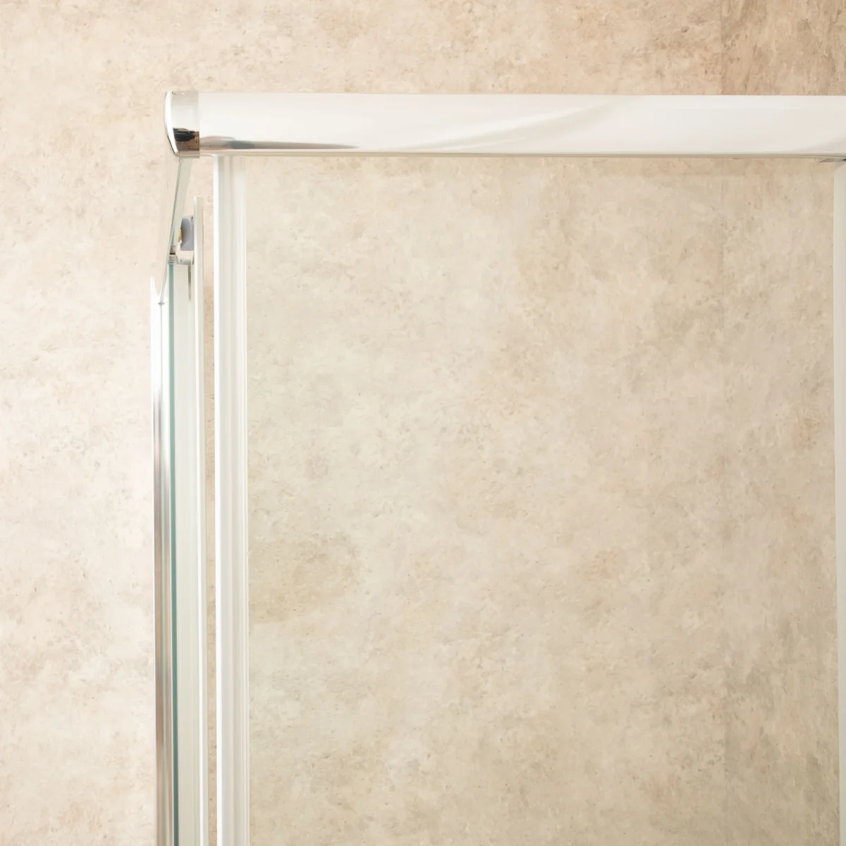Cabina Doccia Regolabile Reversibile 80x118cm Vetro 6mm Trasparente - immagine 6
