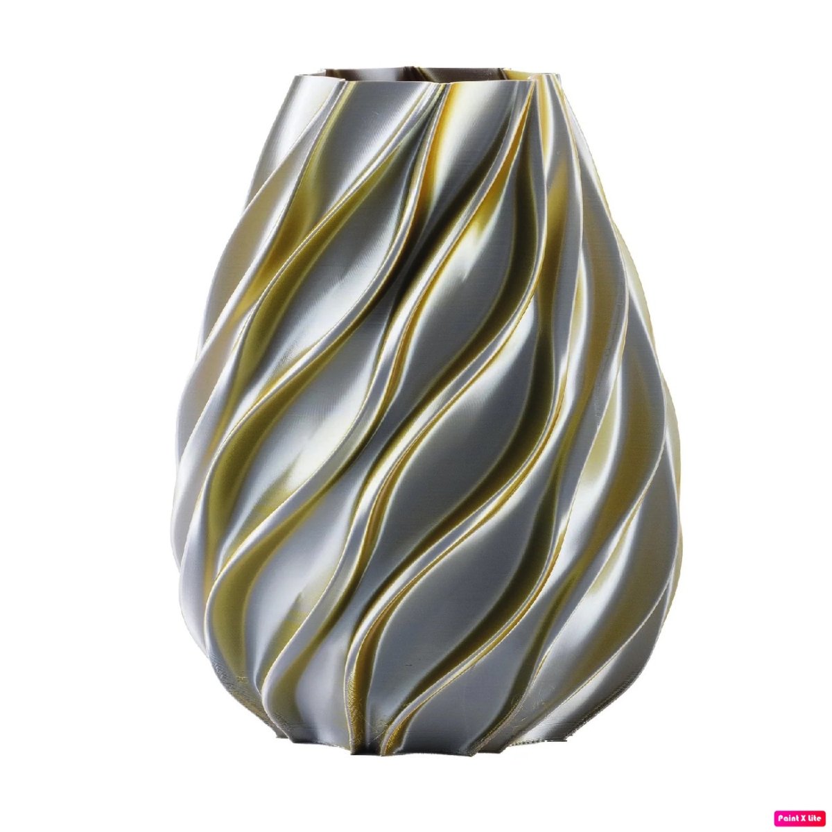 MELAVERDE VASO TWIST ORO SILVER - immagine 2